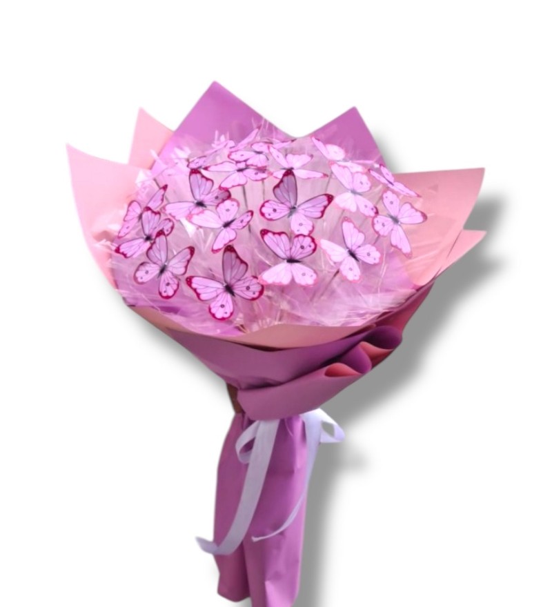 Işıklı Kelebek Buketi